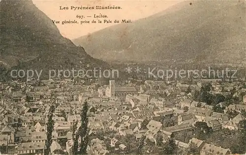 AK / Ansichtskarte Luchon Haute Garonne Fliegeraufnahme Les Pyrenees  Kat. Bagneres de Luchon