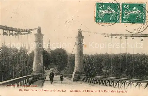 AK / Ansichtskarte Gennes Maine et Loire Environs de Saumur Pont Kat. Gennes