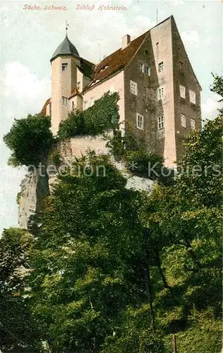 AK / Ansichtskarte Hohnstein Saechsische Schweiz Schloss Kat. Hohnstein