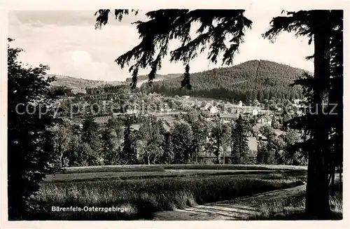 AK / Ansichtskarte Baerenfels Erzgebirge Ansicht vom Waldrand aus Kat. Altenberg