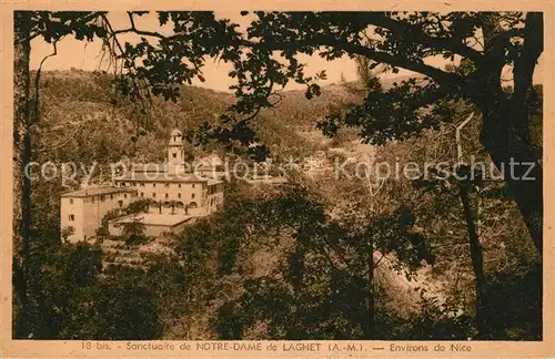 AK / Ansichtskarte Notre Dame de Laghet Vue sur le Sanctuaire