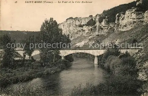 AK / Ansichtskarte Saint More Le Pont et la Cote Rocheuse Kat. Saint More