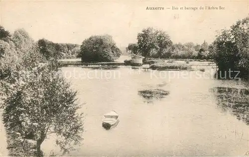 AK / Ansichtskarte Auxerre Iles et barrage de l Arbre Sec Kat. Auxerre