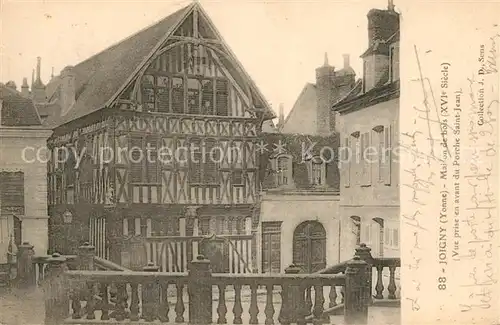 AK / Ansichtskarte Joigny Yonne Maison de bois XVI siecle Kat. Joigny