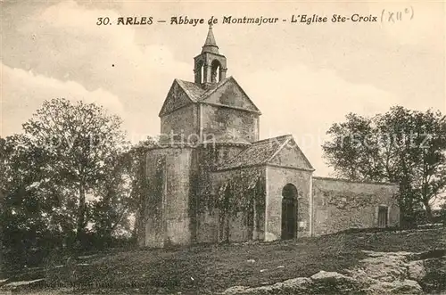 AK / Ansichtskarte Arles Bouches du Rhone Abbaye de Montmajour Eglise Sainte Croix Kat. Arles