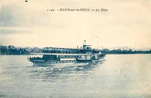 AK / Ansichtskarte Bonn Rhein Faehrschiff Kat. Bonn
