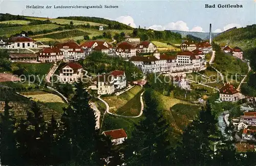 AK / Ansichtskarte Bad Gottleuba Berggiesshuebel Panorama Heilstaette LVA Sachsen Kat. Bad Gottleuba Berggiesshuebel