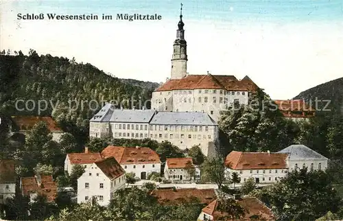AK / Ansichtskarte Mueglitztal Schloss Weesenstein Kat. Mueglitztal