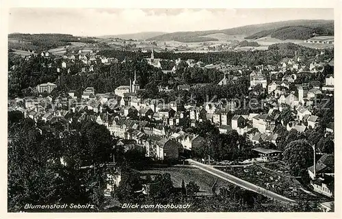 AK / Ansichtskarte Sebnitz Panorama Blick vom Hochbusch Kat. Sebnitz