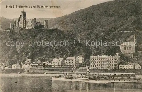 AK / Ansichtskarte Koblenz Rhein Schloss Stolzenfels Kat. Koblenz