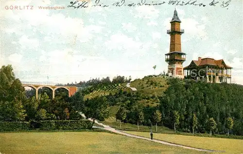 AK / Ansichtskarte Goerlitz Sachsen Weinberghaus Kat. Goerlitz