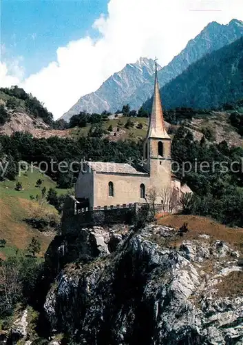 AK / Ansichtskarte Raron VS Burg Kirche  Kat. Raron