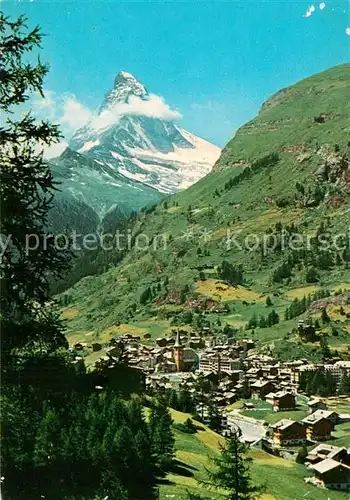 AK / Ansichtskarte Zermatt VS Matterhorn  Kat. Zermatt