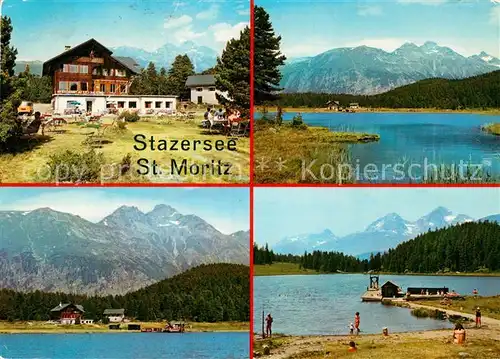 AK / Ansichtskarte St Moritz GR Stazersee  Kat. St Moritz