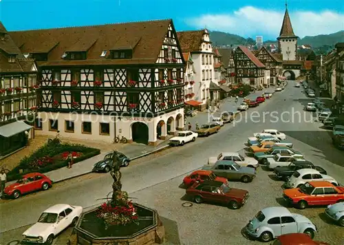 AK / Ansichtskarte Gengenbach Marktplatz und Oberes Tor Kat. Gengenbach Schwarzwald