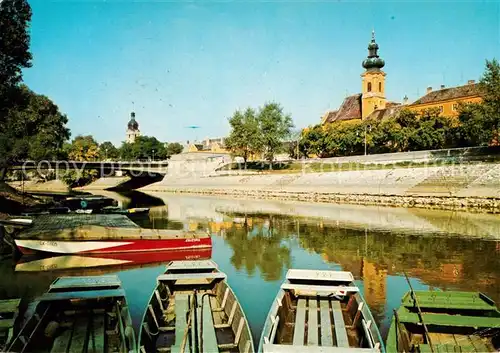 AK / Ansichtskarte Gyoer Partie am Raba Ufer Kat. Ungarn