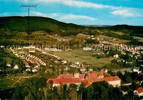 AK / Ansichtskarte Iburg Teutoburger Wald Kneipp Sanatorium Sonnenhof Fliegeraufnahme Kat. Hoerstel