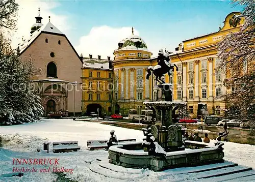 AK / Ansichtskarte Innsbruck Hofkirche und Hofburg Kat. Innsbruck