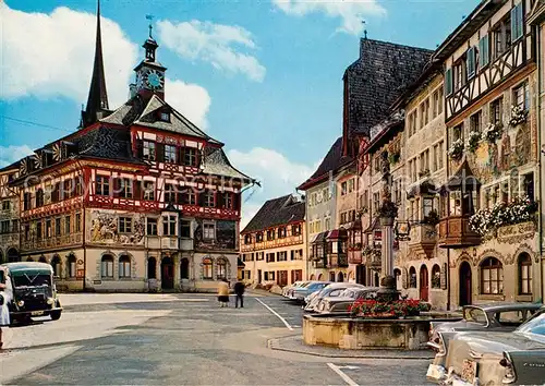 AK / Ansichtskarte Stein Rhein Rathausplatz Kat. Stein Rhein