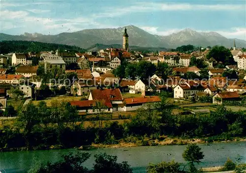 AK / Ansichtskarte Traunstein Oberbayern Panorama Kat. Traunstein