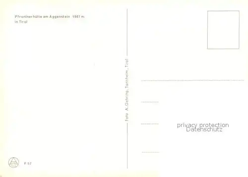 AK / Ansichtskarte Aggenstein Pfrontnerhuette Kat. Pfronten