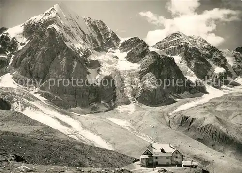 AK / Ansichtskarte Sulden Ortler Schaubachhuette Koenigspitze Kat. Stilfs