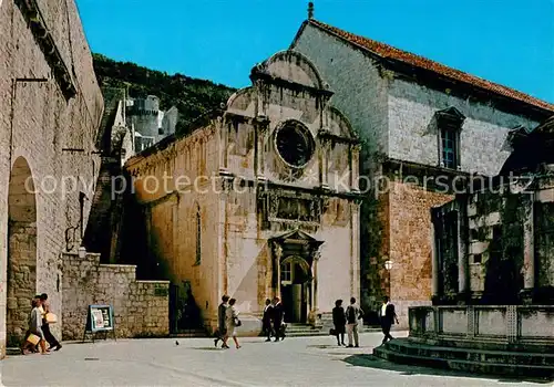AK / Ansichtskarte Dubrovnik Ragusa Kirche des hl Spas Kat. Dubrovnik