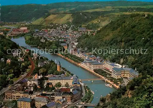 AK / Ansichtskarte Bad Ems Fliegeraufnahme Lahnpartie Kat. Bad Ems