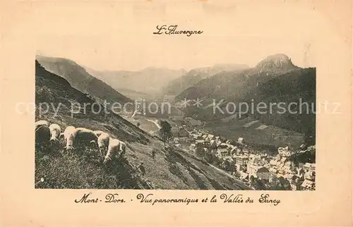 AK / Ansichtskarte Mont Dore Puy de Dome Vue panoramique et la Vallee du Sarcy Kat. Mont Dore