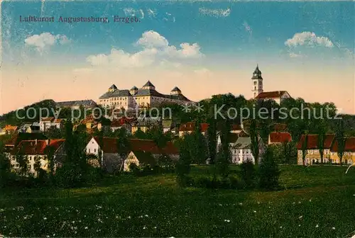 AK / Ansichtskarte Augustusburg Panorama Schloss Kat. Augustusburg