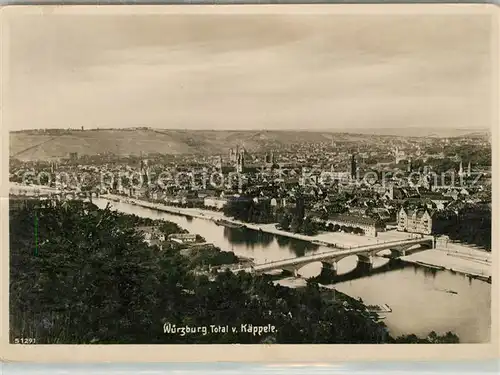 AK / Ansichtskarte Wuerzburg Panorama Kat. Wuerzburg