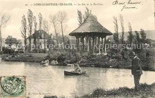 AK / Ansichtskarte Lons le Saunier Jura Lac et Pavillon Kat. Lons le Saunier