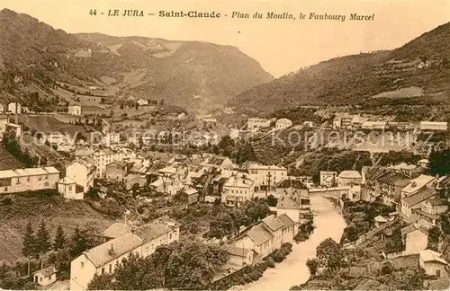 AK / Ansichtskarte Saint Claude Besancon Plan du Moulin Faubourg Marcel