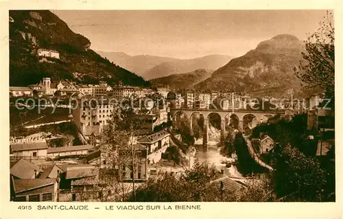 AK / Ansichtskarte Saint Claude Besancon Viaduc sur la Bienne