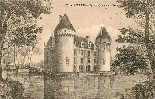AK / Ansichtskarte Villedieu le Chateau Kuenstlerkarte Chateau Kat. Villedieu le Chateau