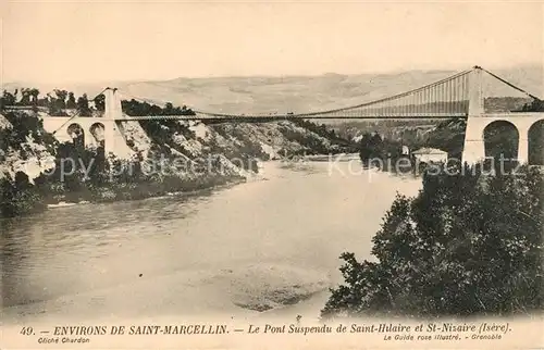 AK / Ansichtskarte Saint Marcellin Pont Suspendu  Kat. Saint Marcellin