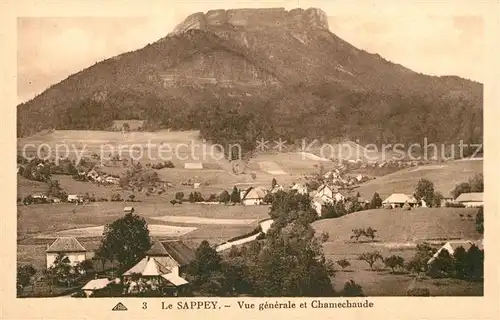 AK / Ansichtskarte Le Sappey en Chartreuse Isere avec Chamechaude Kat. Le Sappey en Chartreuse