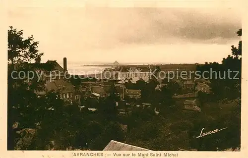 AK / Ansichtskarte Avranches Vue sur le Mont Saint Michel Kat. Avranches