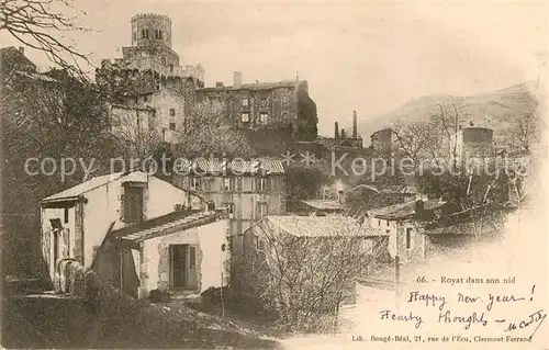 AK / Ansichtskarte Royat Puy de Dome dans son nid Kat. Royat