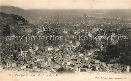 AK / Ansichtskarte Royat les Bains Panorama de Royat et Clermont