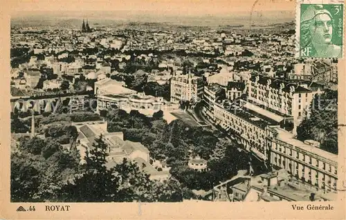 AK / Ansichtskarte Royat les Bains Vue generale