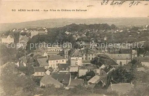 AK / Ansichtskarte Neris les Bains Vue prise du Chateau de Bellevue Kat. Neris les Bains