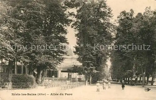 AK / Ansichtskarte Neris les Bains Allee du Parc Kat. Neris les Bains