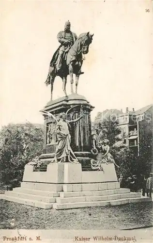 AK / Ansichtskarte Frankfurt Main Kaiser Wilhelm Denkmal Reiterstandbild Kat. Frankfurt am Main