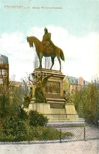 AK / Ansichtskarte Frankfurt Main Kaiser Wilhelm Denkmal Reiterstandbild Kat. Frankfurt am Main