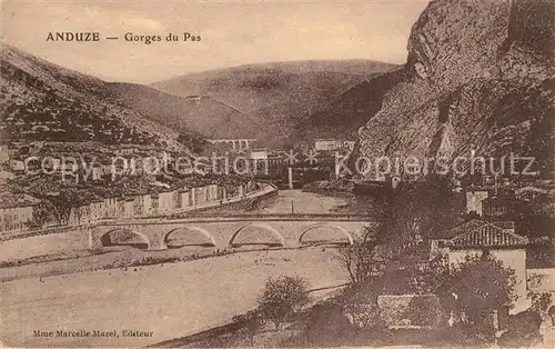 AK / Ansichtskarte Anduze Gorges du Pas Kat. Anduze