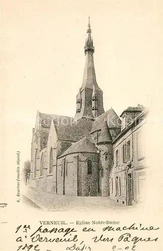 AK / Ansichtskarte Verneuil en Halatte Eglise Notre Dame Kat. Verneuil en Halatte