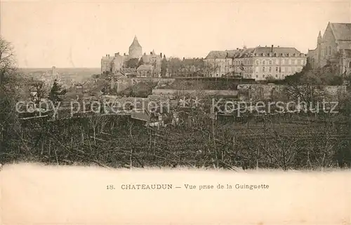 AK / Ansichtskarte Chateaudun Vue prise de la Guinguette Kat. Chateaudun