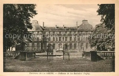 AK / Ansichtskarte La Loupe Chateau de la Hallier Kat. La Loupe