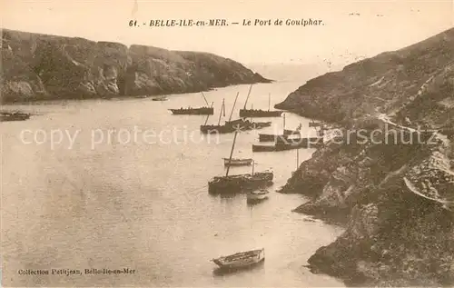 AK / Ansichtskarte Belle Ile en Mer Port de Goulphar